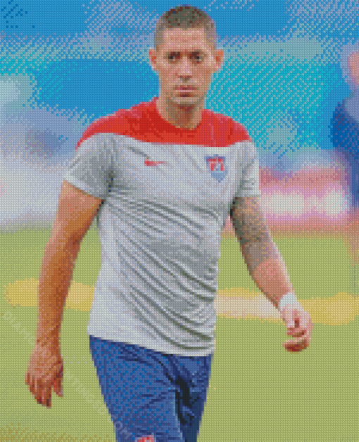 Clint Dempsey American Footballer Diamond Paintings