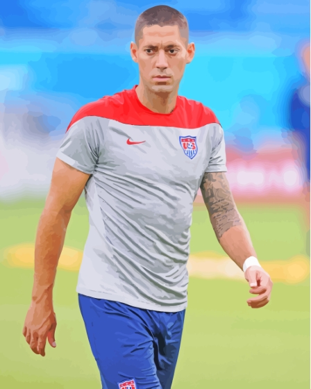 Clint Dempsey American Footballer Diamond Paintings