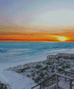 Destin Florida at Sunset Diamond Paintings