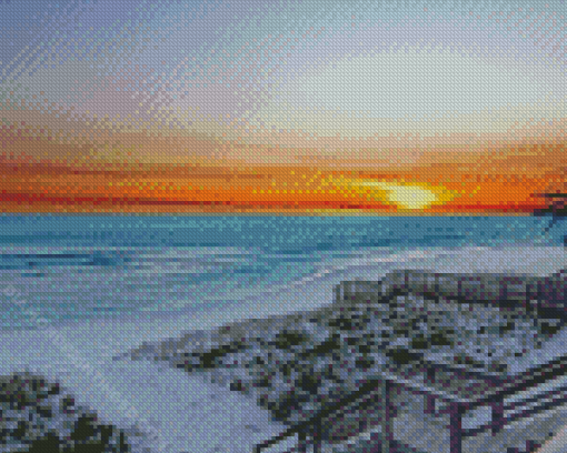 Destin Florida at Sunset Diamond Paintings