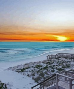 Destin Florida at Sunset Diamond Paintings