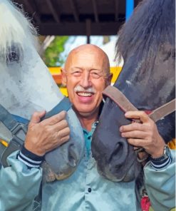 Dr Pol With Horses Diamond Paintings