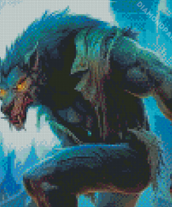 Fantasy Wolfman Diamond Paintings