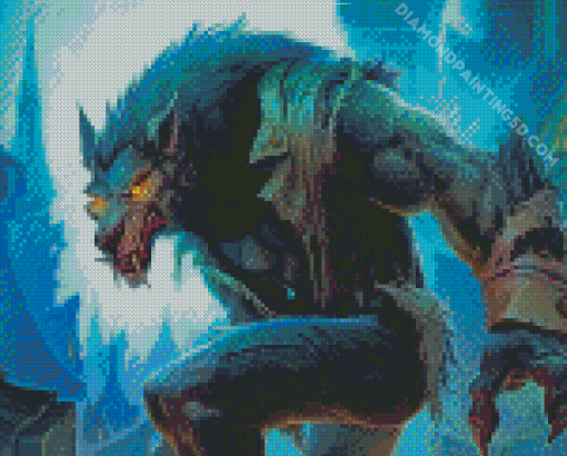 Fantasy Wolfman Diamond Paintings