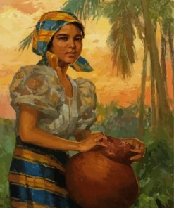 Filipina Girl Diamond Paintings