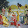 Girls Tea Party Diamond Paintings