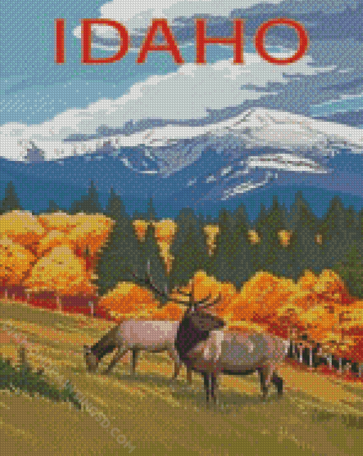 Idaho Poster Diamond Paintings