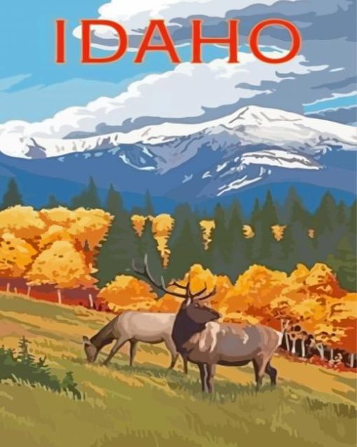 Idaho Poster Diamond Paintings