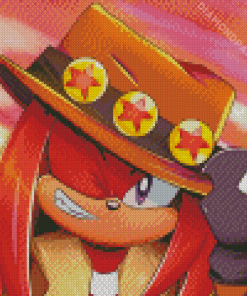 Knuckles The Echidna Sonic Hedgehog Diamond Paintings