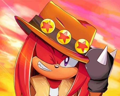 Knuckles The Echidna Sonic Hedgehog Diamond Paintings