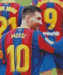 Messi Barcelona Diamond Paintings