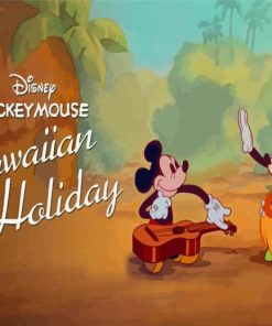 Mickey Mouse Hawaiian Holiday Diamond Paintings