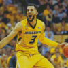 Missouri Tigers Basketballer Screaming Diamond Paintings