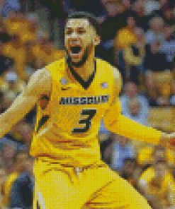 Missouri Tigers Basketballer Screaming Diamond Paintings