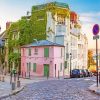 Montmartre Streets in Paris Diamond Paintings