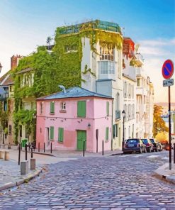 Montmartre Streets in Paris Diamond Paintings