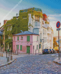 Montmartre Streets in Paris Diamond Paintings