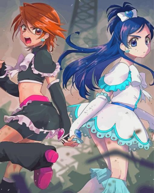 Nagisa and Honoka Futari Wa Pretty Cure Diamond Paintings