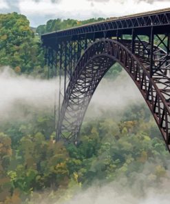 New River Gorge Bridge Diamond Paintings