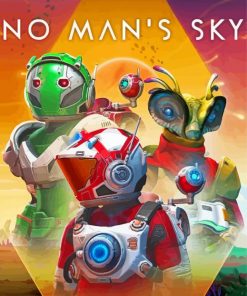 No Mans Sky Game Poster Diamond Paintings