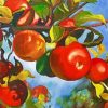 Red Apples Tree Diamond Paintings