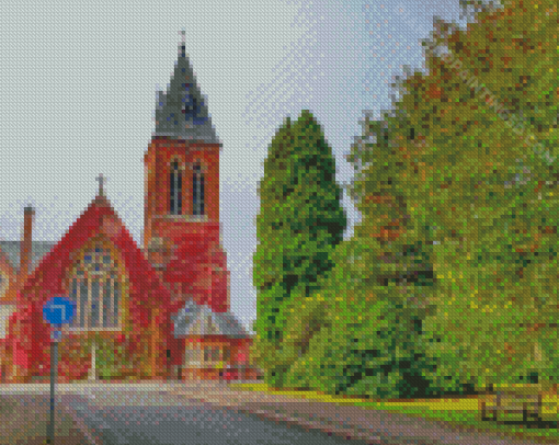 Royal Garrison Church in Aldershot Diamond Paintings