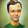 Sheldon Cooper Caricature Diamond Paintings