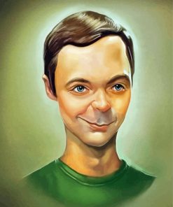 Sheldon Cooper Caricature Diamond Paintings