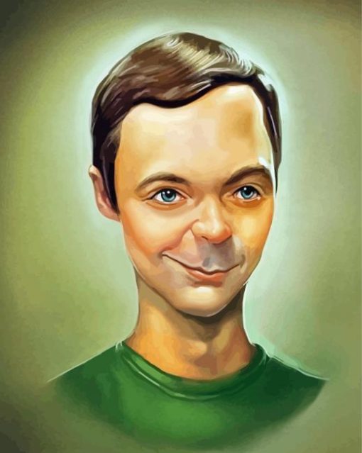 Sheldon Cooper Caricature Diamond Paintings