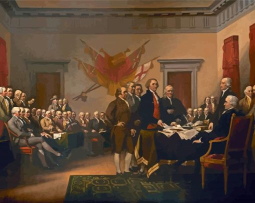 Signing of The Declaration of Independence Diamond Paintings