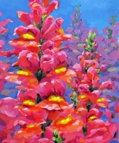 Snapdragons Plant Art Diamond Paintings