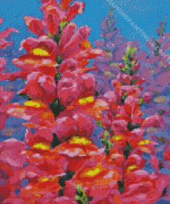 Snapdragons Plant Art Diamond Paintings