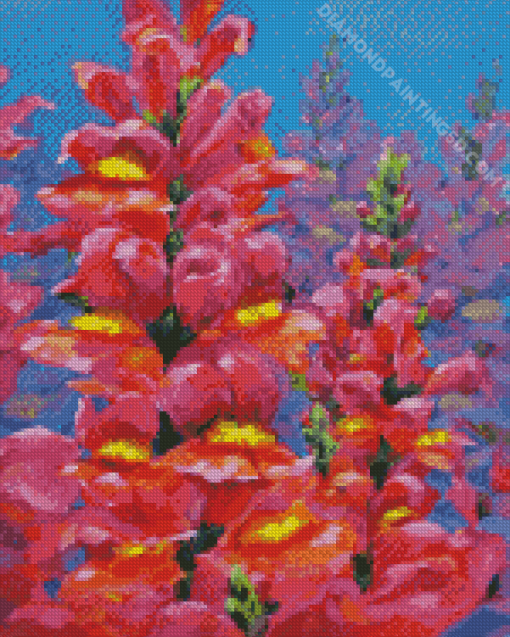 Snapdragons Plant Art Diamond Paintings