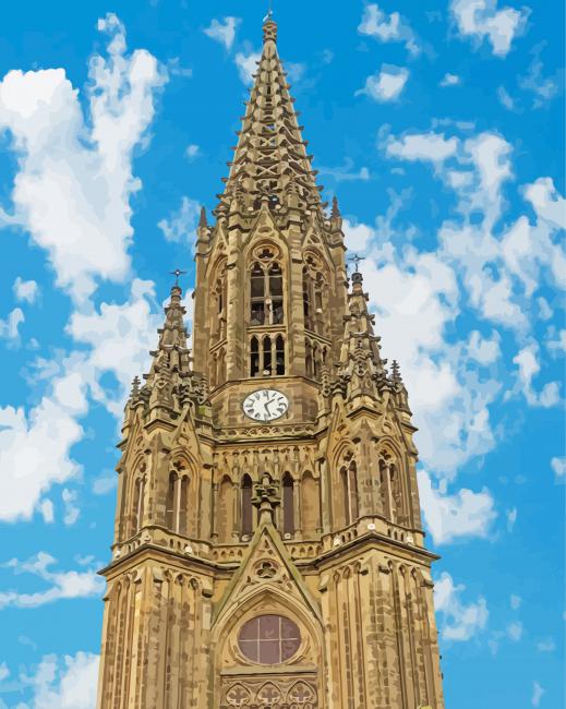 Spain San Sebastian Cathedral Diamond Paintings