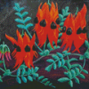 Sturt Desert Pea Plant Art Diamond Paintings