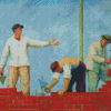 The Brick Workers Diamond Paintings