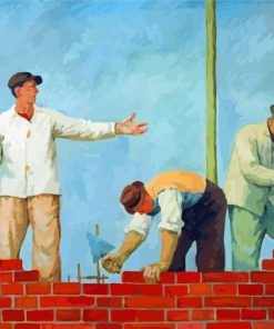 The Brick Workers Diamond Paintings