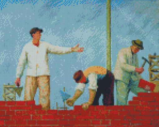 The Brick Workers Diamond Paintings