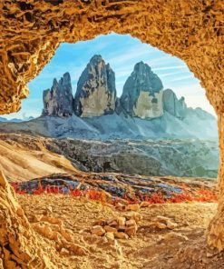 Tre Cime Di Lavaredo View Diamond Paintings