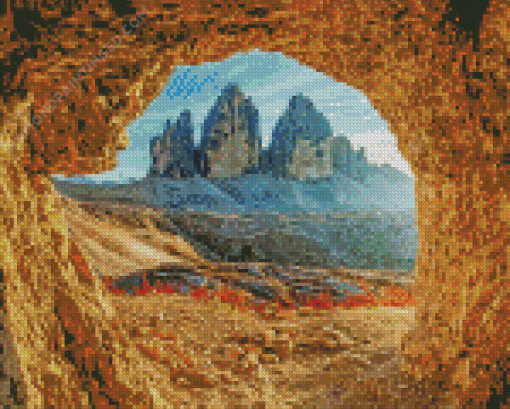 Tre Cime Di Lavaredo View Diamond Paintings