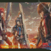 Valkyria Chronicles Anime Characters Diamond Paintings