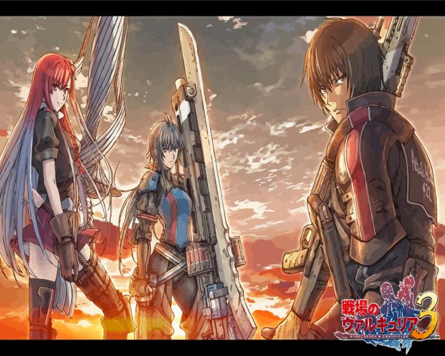 Valkyria Chronicles Anime Characters Diamond Paintings