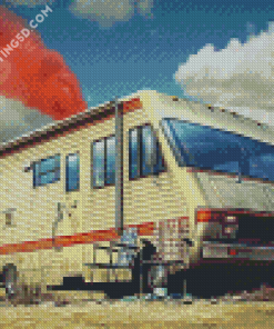 Vintage Motorhome Diamond Paintings