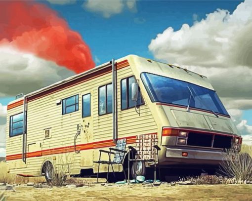 Vintage Motorhome Diamond Paintings