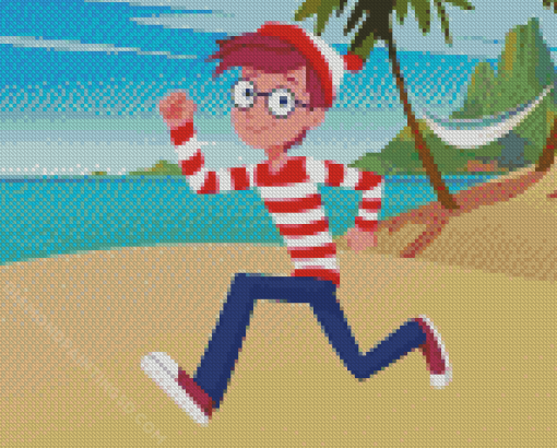 Wheres Waldo Character Diamond Paintings