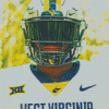 Wvu Football Player Diamond Paintings