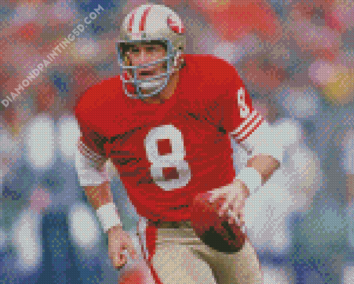 Young Steve Young Player Diamond Paintings