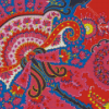 Abstract Paisley Diamond Paintings