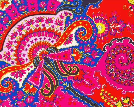 Abstract Paisley Diamond Paintings