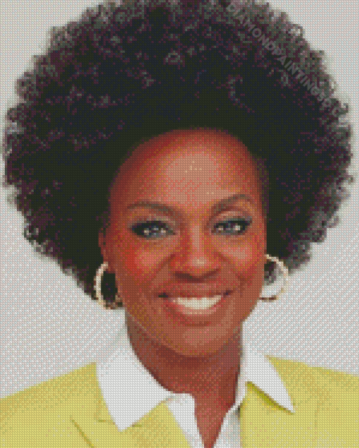 Actress Viola Davis Diamond Paintings